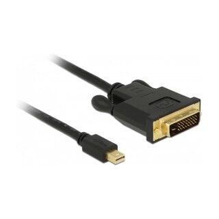 DELOCK Kabel mini Displayport 1.1 Stecker > DVI 24+1 Stecker 0.5 m