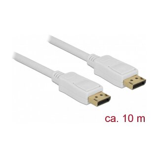 DELOCK Kabel Displayport 1.2 Stecker > Displayport Stecker 4K 60 Hz 10 m