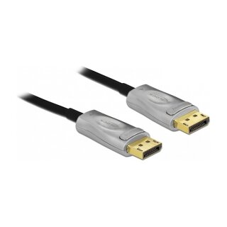 DELOCK Aktives Optisches Kabel DisplayPort 1.4 8K 20m
