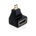 DELOCK Adapter HDMI-A Buchse > -D Stecker 90 Grad...