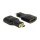 DELOCK Adapter High Speed HDMI mit Ethernet - HDMI Micro-D Stecker > HDMI-A Buchse 4K schwarz