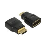 DELOCK Adapter High Speed HDMI mit Ethernet - HDMI Mini-C...