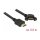 DELOCK Kabel HDMI-A Stecker > HDMI-A Buchse zum Einbau 110 gewinkelt 4K 30 Hz 0.5 m
