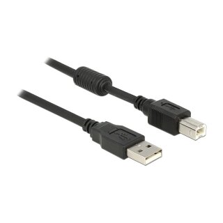 Kabel USB 2.0 Typ A Stecker > USB 2.0 Typ B Stecker 1 m schwarz