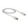 DELOCK Kabel USB 2.0 A Stecker > USB 2.0 Micro B Stecker mit LED Anzeige fr Ladestatus weiss 1.0 m