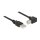 Kabel USB 2.0 Typ-A Stecker > USB 2.0 Typ-B Stecker gewinkelt 1,5 m schwarz