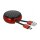USB Aufrollkabel Typ-A zu USB-C™ schwarz / rot