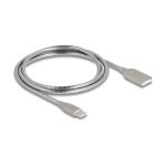 USB 2.0 Kabel mit Metallmantel USB Typ-A Stecker zu USB...