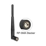 DELOCK Antenne WLAN RP-SMA 802.11 a/b/g/n 3 dBi omni...