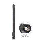 DELOCK Antenne ZigBee 868mHz RP-SMA 2 dBi starr schwarz