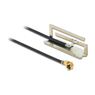 WLAN 802.11 ac/a/h/b/g/n Antenne I-PEX Inc., MHF® I Stecker 1,5 dBi 13,4 cm PIFA intern