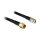 DELOCK HF RP-SMA Stecker > N Buchse 1m LMR195 low loss
