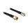 DELOCK HF RP-SMA Stecker > N Buchse 3m LMR195 low loss