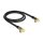 DELOCK Kabel IEC Stecker 90G > IEC Buchse 90G RG-6/U 1m
