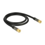 DELOCK Kabel F Stecker > F Stecker RG-6/U 1m