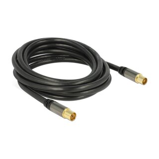 DELOCK Kabel IEC Stecker > IEC Buchse RG-6/U 3m