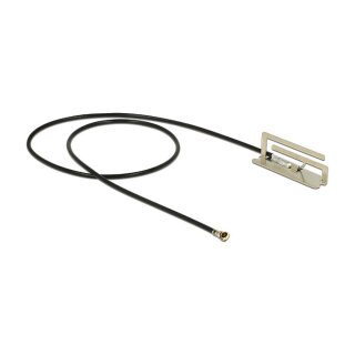 DELOCK Antenne WLAN MHF IV/HSC MXHP32 kompatibler Stecker 802.11 ac/a/h/b/g/n PIFA -4 dBi 250 mm intern