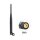 DELOCK WLAN Antenne 802.11 ac/a/b/g/n SMA 5 dBi omnidirektional Gelenk schwarz