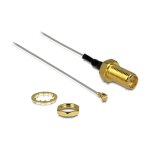 DELOCK HF RP-SMA Buchse zum Einbau > MHF/U.FL-LP-088...