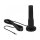 LTE Antenne SMA Stecker 3 - 5 dBi 12 cm starr omnidirektional mit magnetischem Standfuß und Anschlusskabel RG-174 A/U 3 m outdoor schwarz