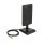 WLAN 802.11 ac/a/h/b/g/n Antenne RP-SMA Stecker 6 - 9 dBi direktional mit magnetischem Standfuß und Anschlusskabel ULA 100 1 m schwarz