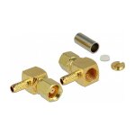 DELOCK SMC Stecker 90 gewinkelt zum Crimpen RG-174 / RG-316