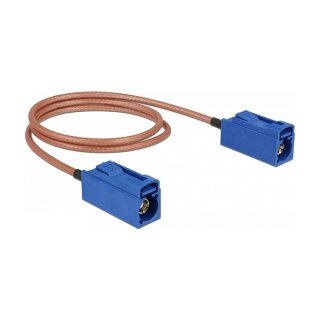 DELOCK Antennenkabel FAKRA C Buchse > FAKRA C Buchse RG-316 50cm
