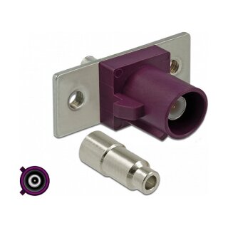 DELOCK FAKRA D Stecker Federpin zum Lten 2 vorgestanzte Lcher
