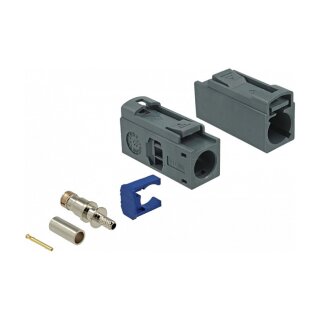 DELOCK FAKRA G Buchse 25mm lang zum Crimpen