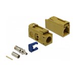 DELOCK FAKRA K Buchse 25mm lang zum Crimpen