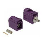 DELOCK FAKRA D Buchse 21mm kurz zum Crimpen