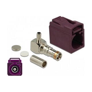 DELOCK FAKRA D Buchse 90 zum Crimpen