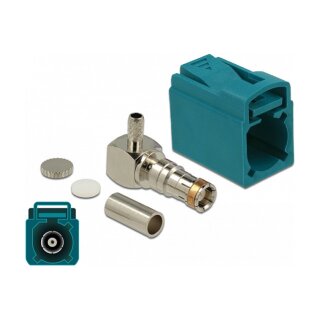 DELOCK FAKRA Z Buchse 90 zum Crimpen