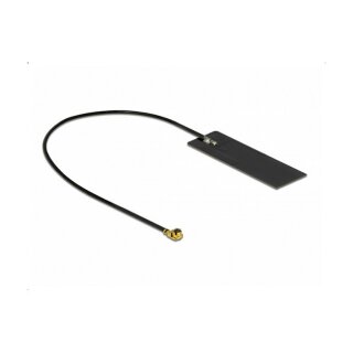 DELOCK WLAN 802.11 ac/ax/a/h/b/g/n Antenne MHF I Stecker 2-4dBi 15 cm PCB intern Klebemontage