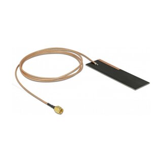LPWAN Antenne SMA Stecker 1 - 2 dBi RG-178 1 m PCB intern Klebemontage