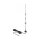 DELOCK LTE Antenne SMA Stecker 5 - 7 dBi omnidirektional starr mit Montagefuss und Anschlusskabel RG-58 3 m schwarz