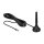 DELOCK LTE Antenne SMA Stecker 1 - 2 dBi starr omnidirektional mit magnetischem Standfuss und Anschlusskabel RG-174 A/U 3 m
