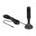 DELOCK LTE Antenne SMA Stecker 3 - 5 dBi 12.4 cm starr omnidirektional mit magnetischem Standfuss und Anschlusskabel RG-174 A/U 3 m