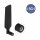 5G LTE Antenne SMA Stecker -1 - 3 dBi omnidirektional drehbar mit Kippgelenk schwarz