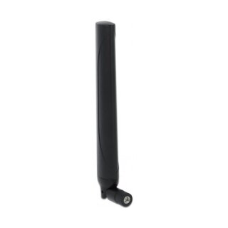 5G LTE Antenne SMA Stecker -0,5 - 2,3 dBi omnidirektional mit Kippgelenk schwarz