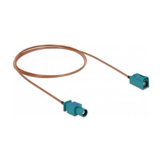 DELOCK Antennenkabel FAKRA Z Stecker > FAKRA Z Buchse RG-316 0.5 m