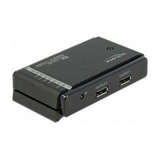 DELOCK DisplayPort 1.4 Switch 2 x 2 DisplayPort in zu 1 x 2 DisplayPort out 8K