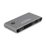 DELOCK USB-C KVM Switch zu HDMI 8K 60 Hz mit USB 2.0