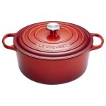Le Creuset Signature Bräter rund 26 cm kirschrot