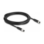 Delock M8 4 Pin Kabel A-kodiert Stecker zu Buchse PUR...