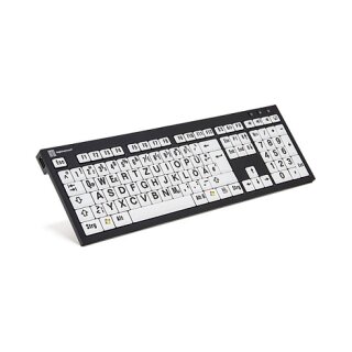 LogicKeyboard XL-Print Black on White DE (PC/Nero)