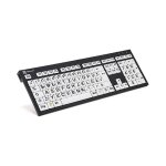 LogicKeyboard XL-Print Black on White DE (PC/Nero)