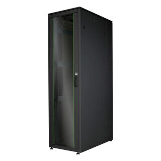 DIGITUS Netzwerkschrank Unique 42HE 2053x600x1000mm schwarz (Speditionsversand)