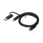 Lenovo 24 pin USB-C > 24 pin USB-C 1m Kabel Schwarz