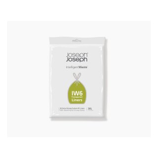 Joseph Joseph Müllbeutel 20 Stück, 30 L transparent